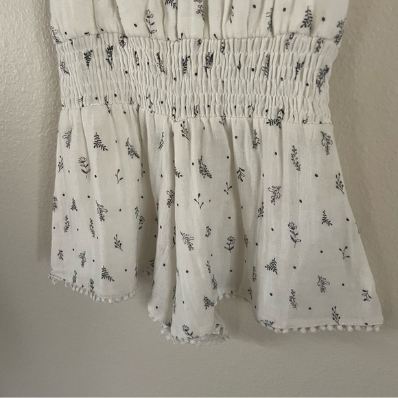 Mimi and Maggie Floral Branches Print Cream Romper Size 5 NWT - Picture 4 of 7